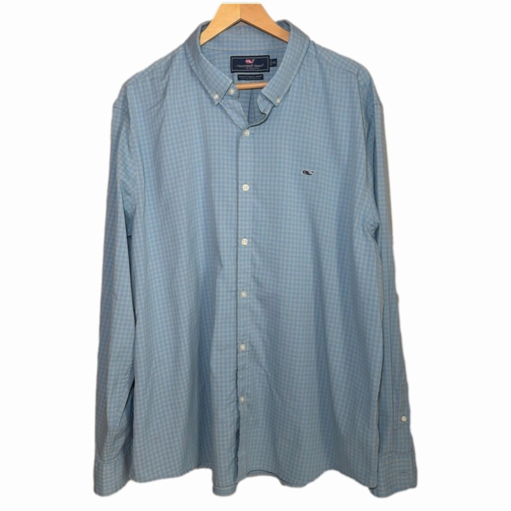 Vineyard Vines Men's Button Down Slim Fit Whale Shirt 2XL